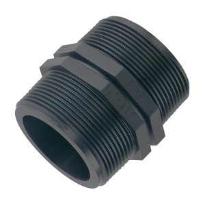 Plasson Compression MDPE Threaded Nipple - 3:4 BSP Left