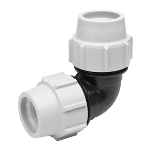 Plasson Compression MPDE 90° Elbow Bend - 63mm Left