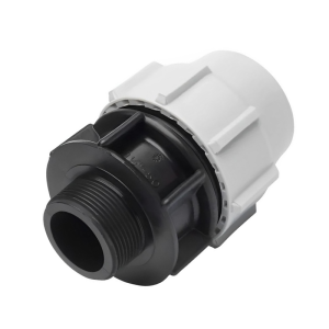 Plasson Compression MPDE Male Adaptor - 32mm x 3:4 BSP Left
