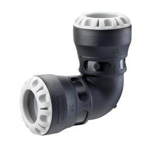 Plasson MDPE Push Fit 90° Elbow - 50mm Left