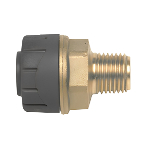 Polyplumb PB431038 Push Fit Male Adaptor - 10mm x 3:8 BSP Polypipe