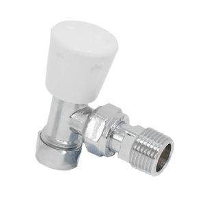Radiator Valve Angled - 10mm x 1:2
