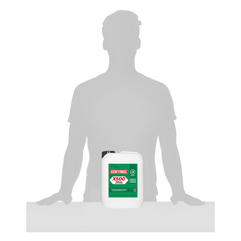 Sentinel x500 Heavy Duty Central Heating Antifreeze Inhibitor - 5 Litre Sizing