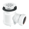 Shallow Shower Trap with 70mm White Plastic Flange – STW1R
