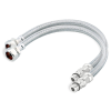 Stainless Steel Pack Of 2 Flexible Monobloc Tap Hose Left