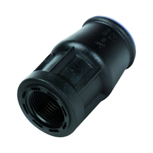 Talbot Push-Fit MDPE Female Adaptor - 63mm x 2 BSP Left