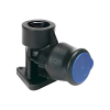 Talbot Push-Fit MDPE Wall Plate Elbow - 25mm x 3:4 BSP