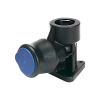 Talbot Push-Fit MDPE Wall Plate Elbow - 25mm x 3:4 BSP Left