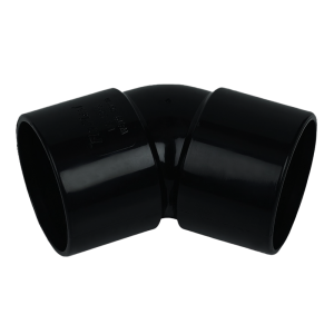 UPVC Black Solvent 135° Bend Waste Pipe - 40mm