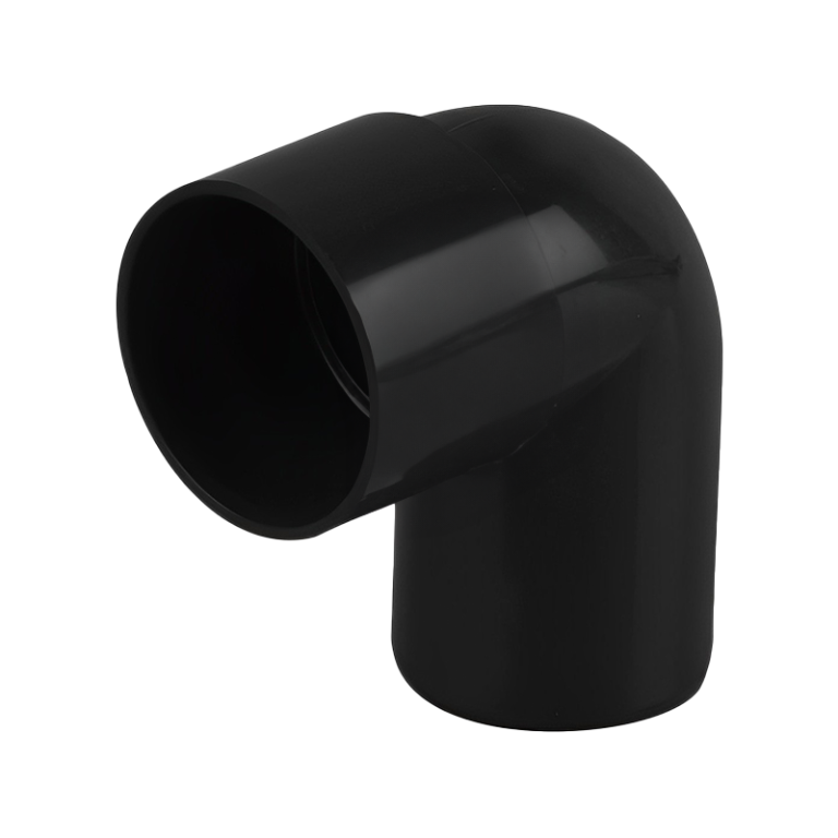 UPVC Black Solvent 90° Conversion Bend Waste Pipe - 32mm Left