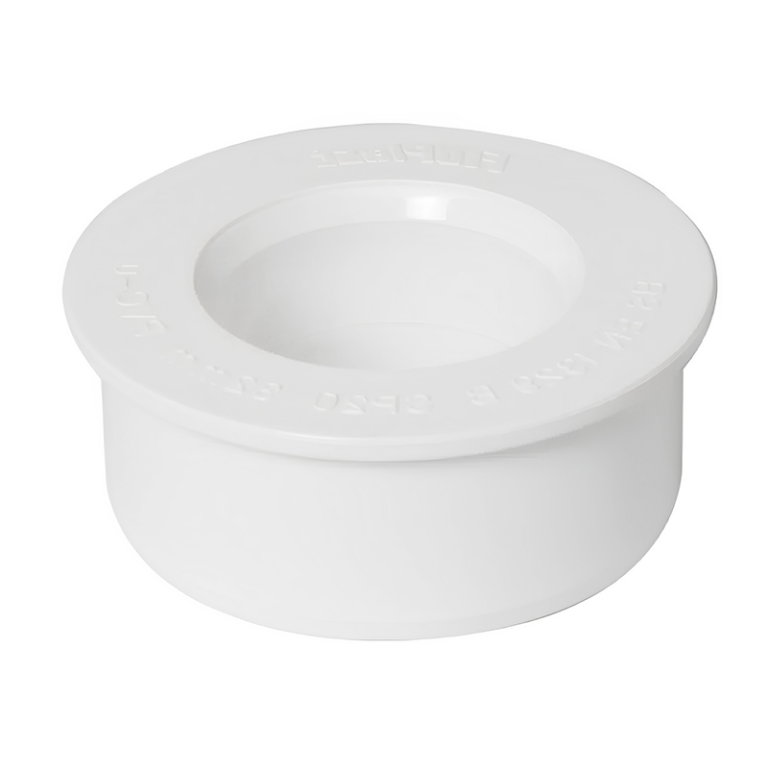 UPVC White Solvent Soil Pipe Boss Adapter - 32mm Left