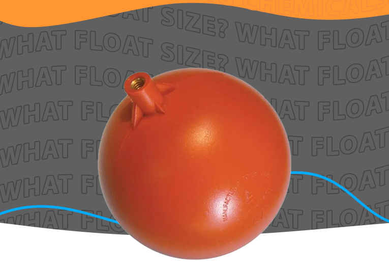What size float do I need for my ball float valve?