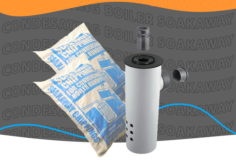 Why do you need limestone chippings in a condensating boiler soakaway_