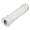 FloPlast White Extendable Flexible Soil Pan Connector Left