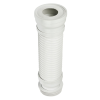 FloPlast White Extendable Flexible Soil Pan Connector Up