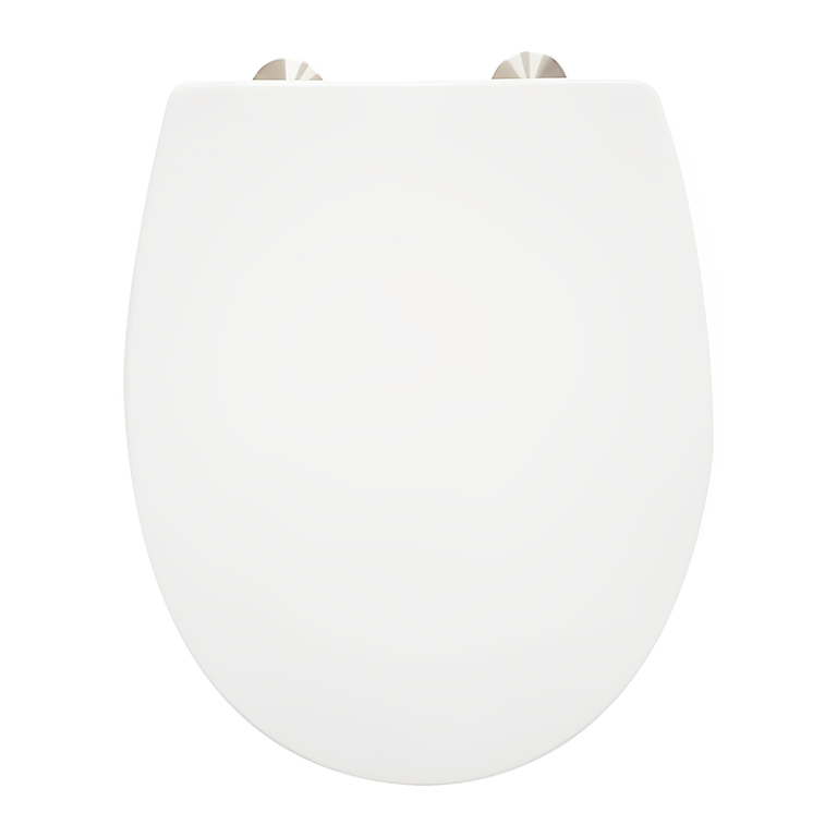 KeyPlumb Soft Close White Toilet Seat & Cover