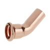 Copper Press Fit 45° Street Elbow - 54mm WRAS Approved