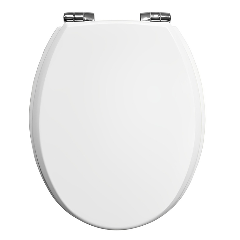 Bemis White Canyon Slow Close Moulded Wood Ultra-Fix Toilet Seat Top