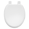 Bemis White ProSeat Moulded Wood Ultra-Fix Toilet Seat Top