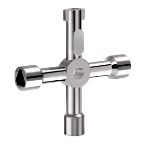 Hinton Chrome 4-Way Key