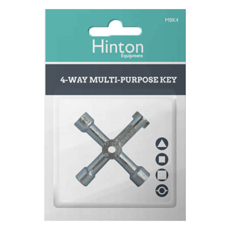 Hinton Chrome 4-Way Key Packaging