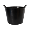 Hinton Flexi Black Bucket - 40 Litre