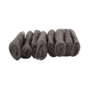 Hinton Steel Wool Pads Medium Grade - 8 Pads